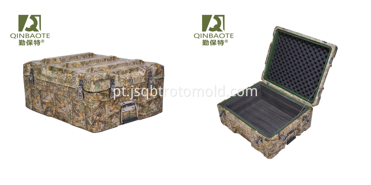 Camouflage rotomolding case